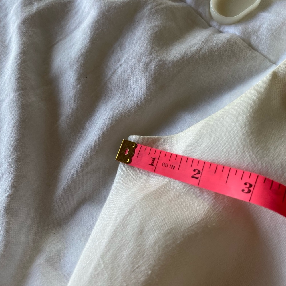Banana Republic, Vintage Women’s Elegant White Maxi Dress, Linen, Size 10 - Picture 7 of 8